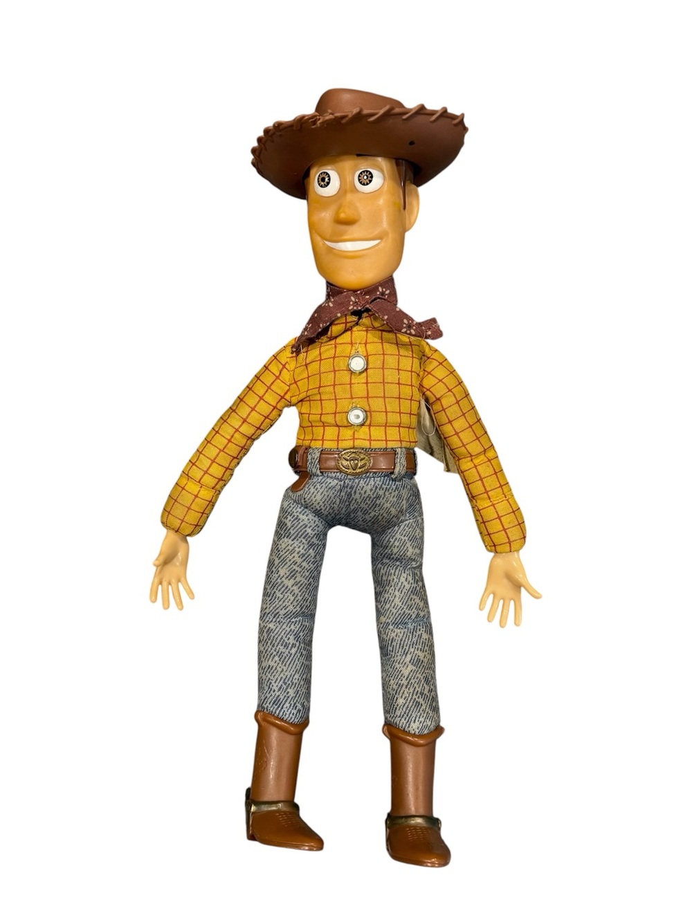 Thinkway vintage woody doll Toy Story original 11” READ PROJECT NO SOUND